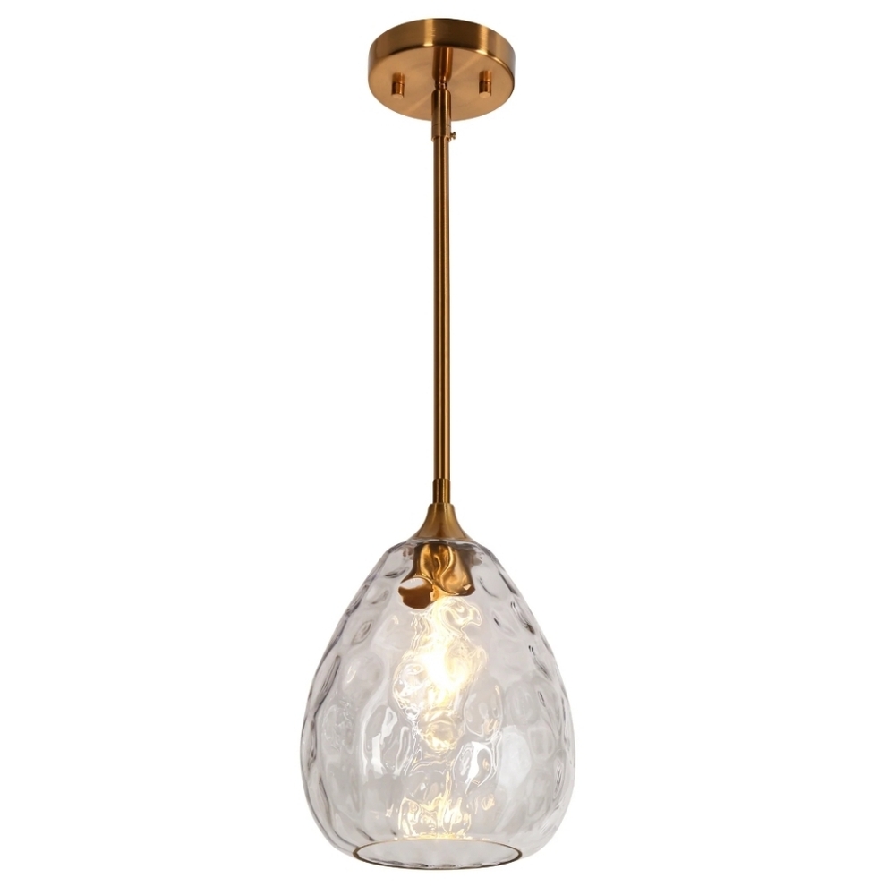 Polaris 1-Light Brass Pendant Light